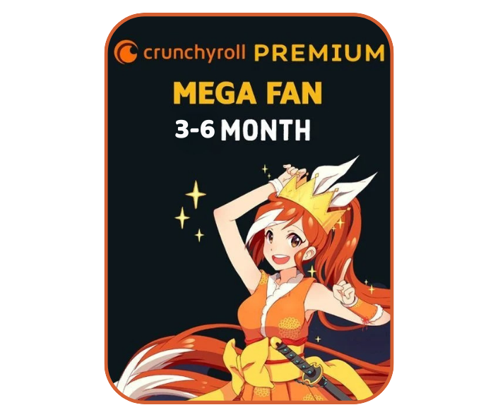 crunchyroll ، Mega fan مگا فن ، کررانچی رول پرمیوم ، Crunchyroll premium